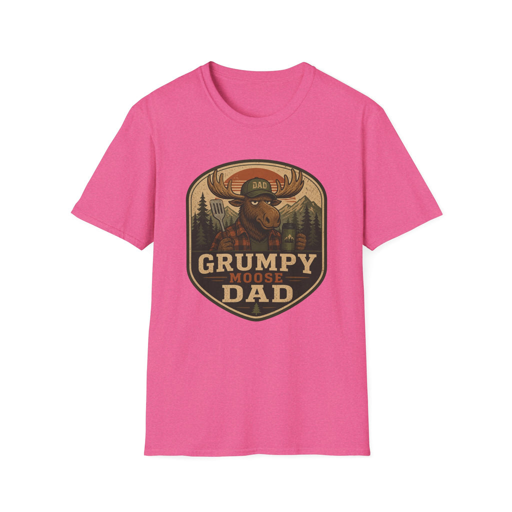 Grumpy Moose Dad T-Shirt