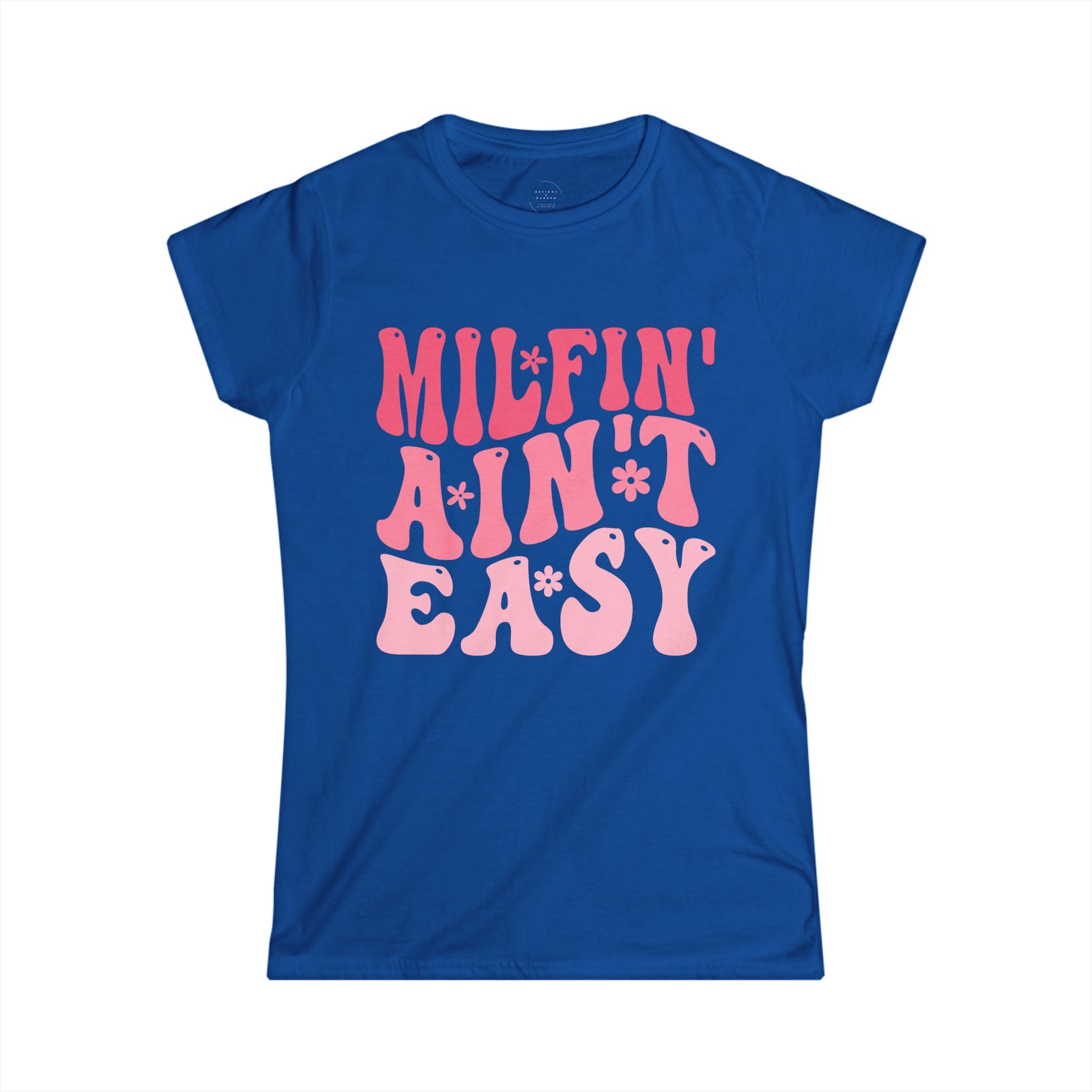 designsXdarren Retro Groovy Motherhood Women’s T-Shirt - 70s Style Mama Graphic Tee - Bella+Canvas 6004