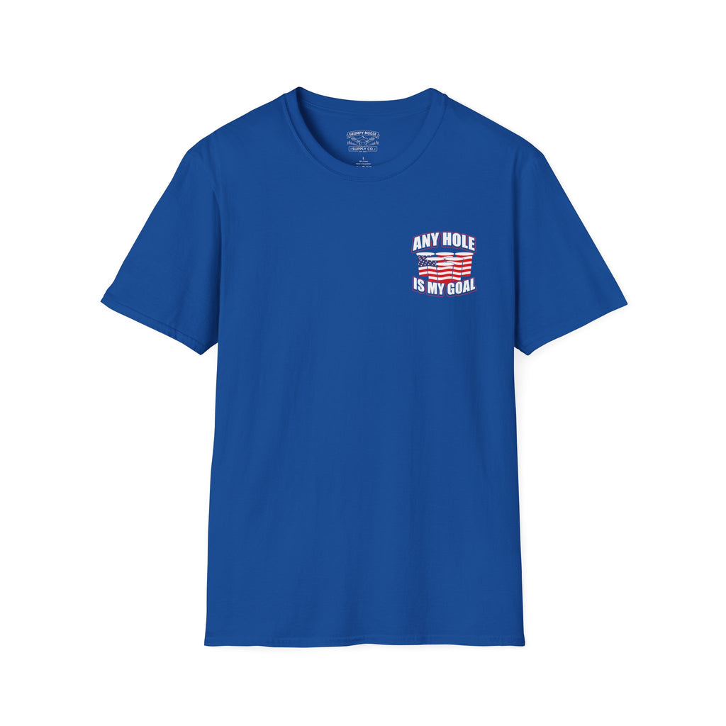 Any Hole Is My Goal Beer Pong - Front & Back Design