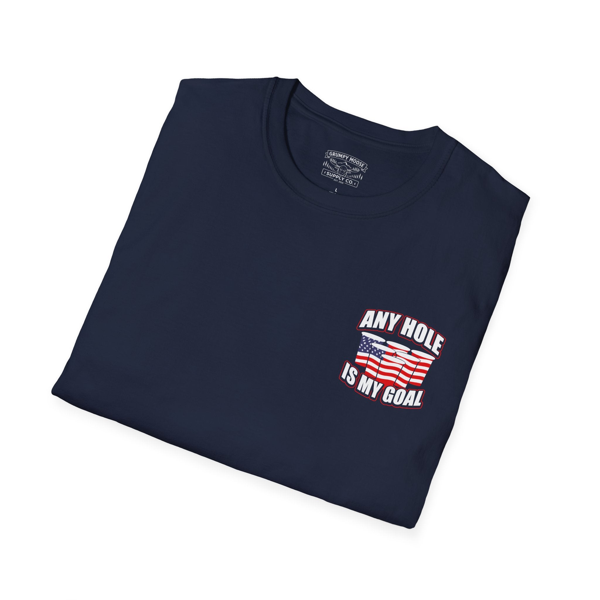 Any Hole Is My Goal Beer Pong - Front & Back Design