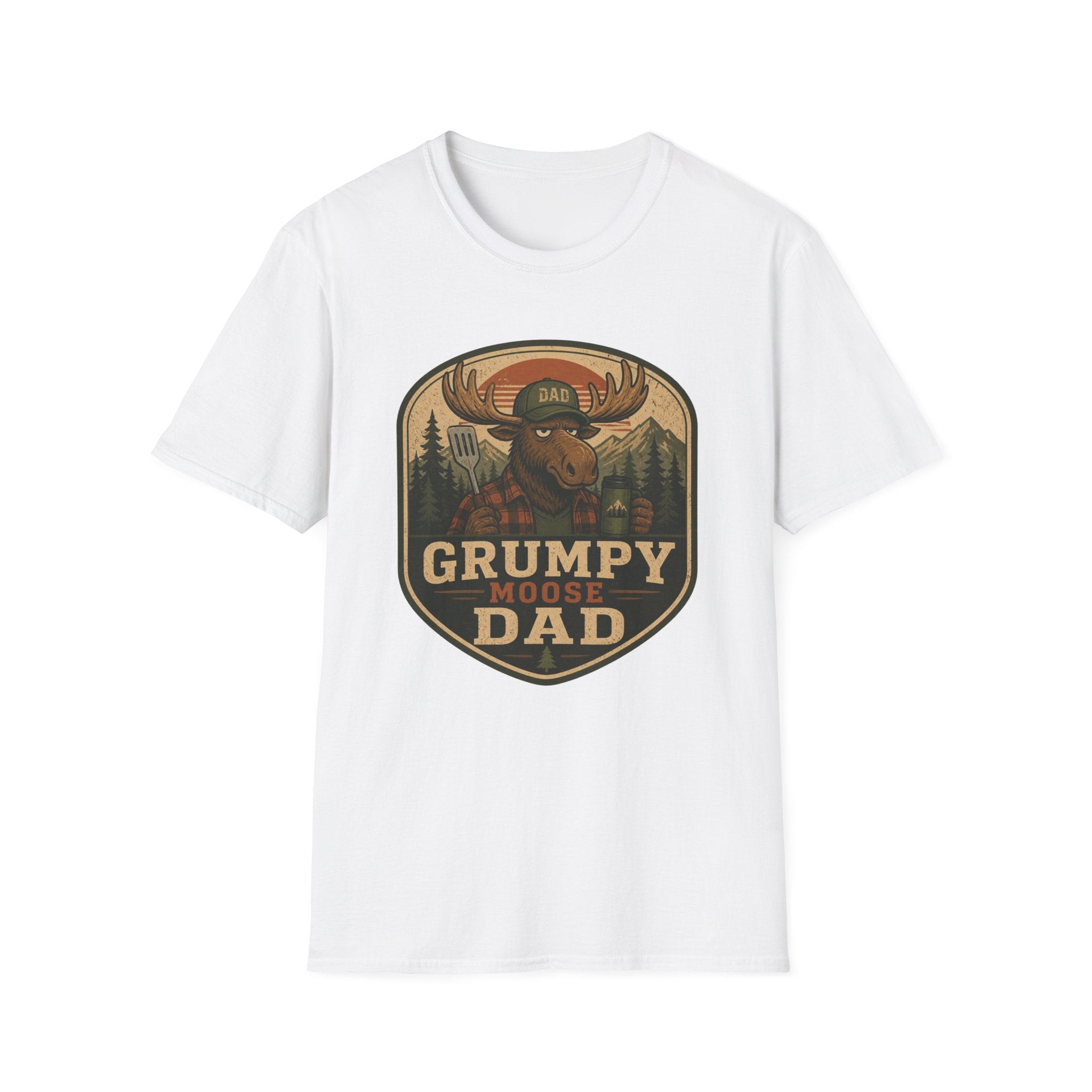 Grumpy Moose Dad T-Shirt