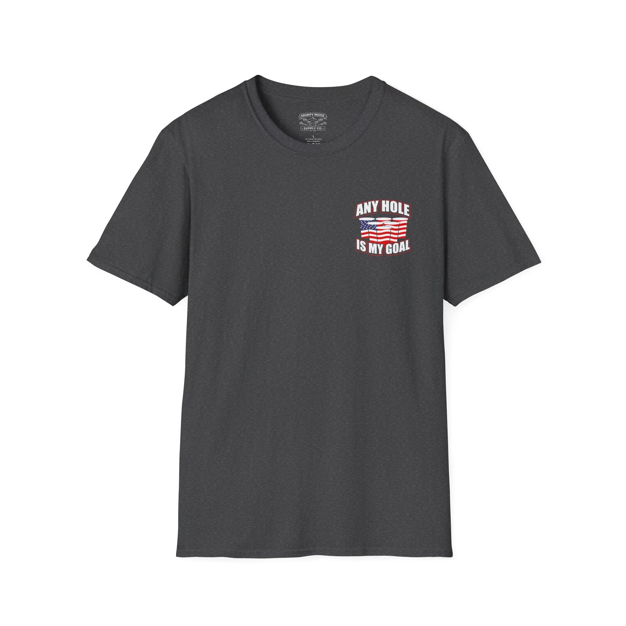 Any Hole Is My Goal Beer Pong - Front & Back Design