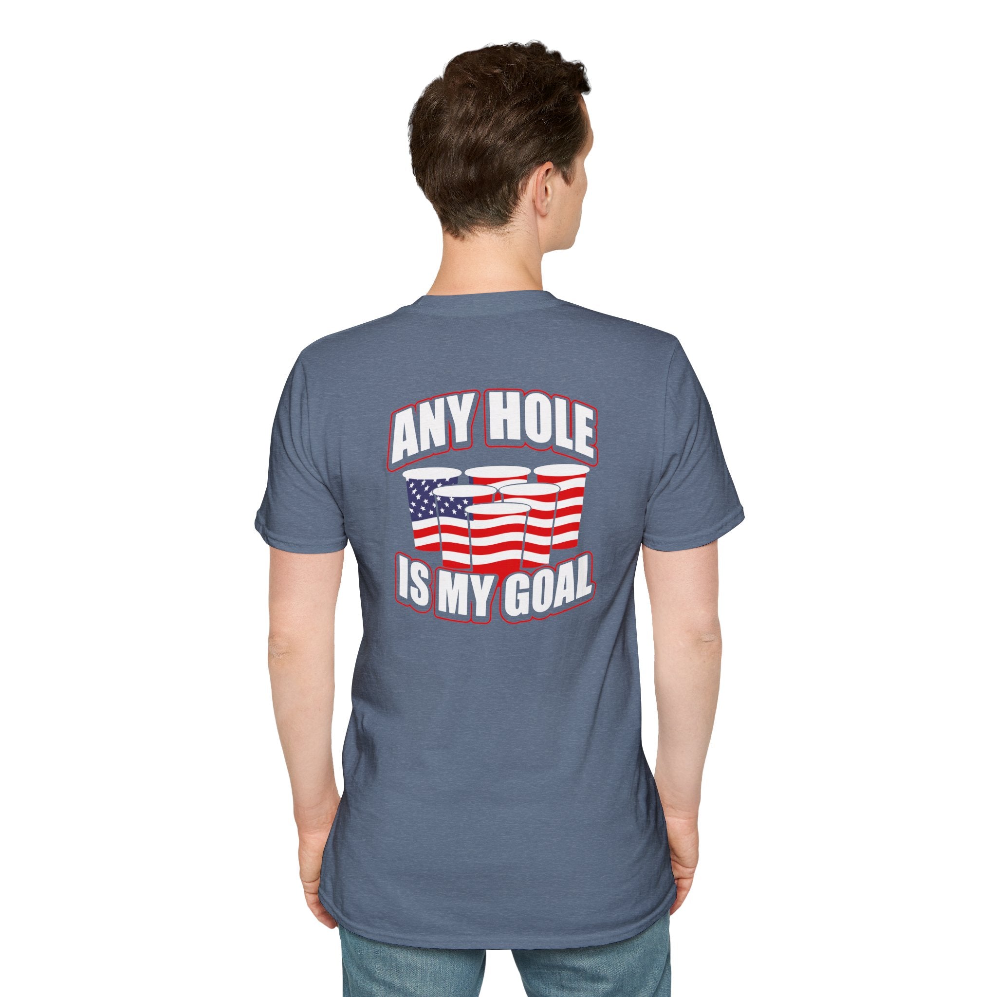 Any Hole Is My Goal Beer Pong - Front & Back Design