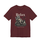 Relax Nothing Is Under Control Raccoon Campfire Fishing Shirt, Funny Vintage Camping T-Shirt, Sarcastic Outdoor Gift, Unisex Tee