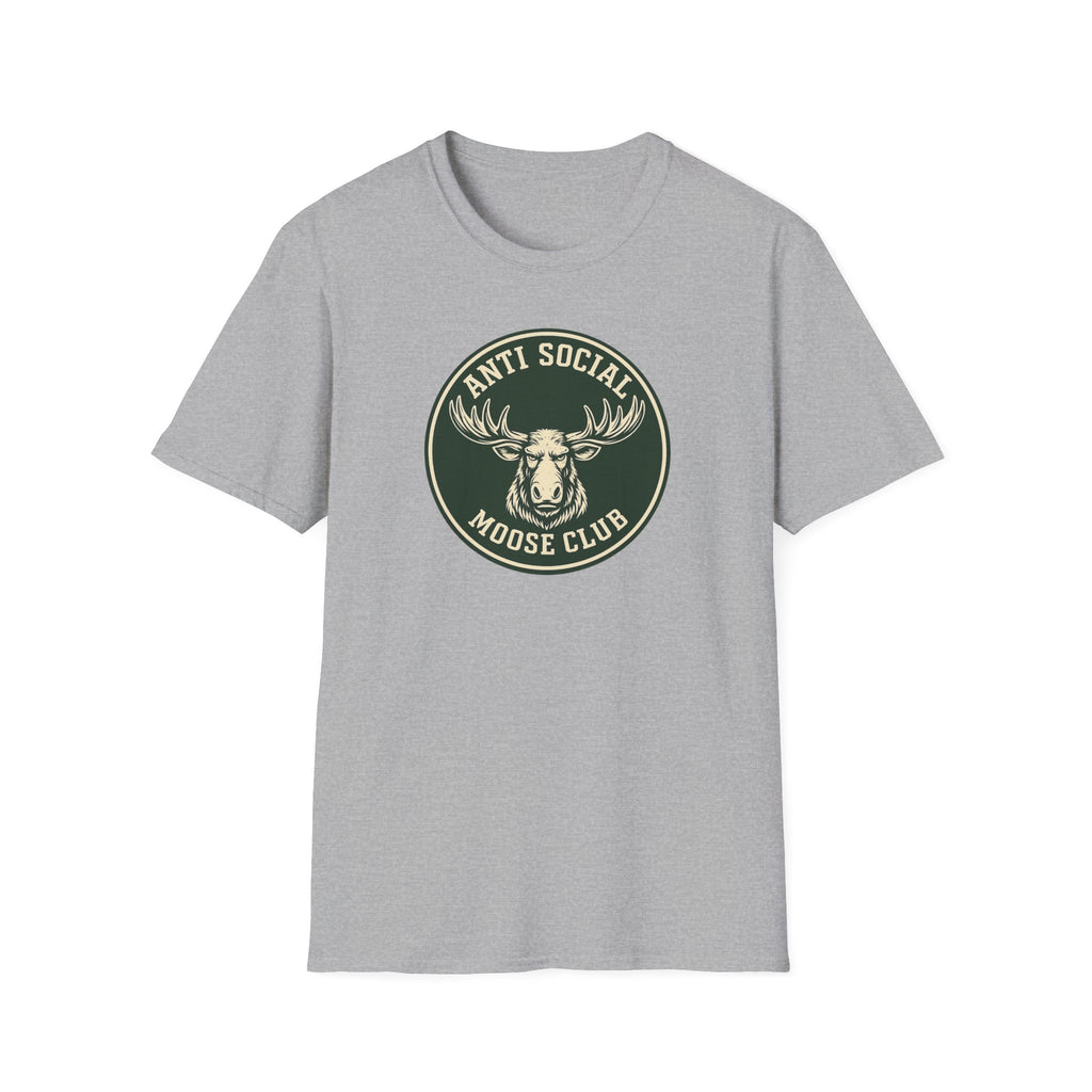 Anti Social Moose Club Logo T-Shirt