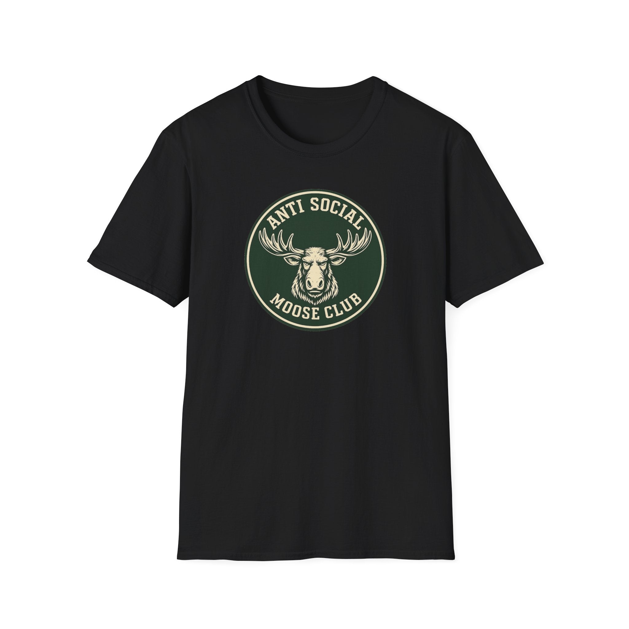 Anti Social Moose Club Logo T-Shirt