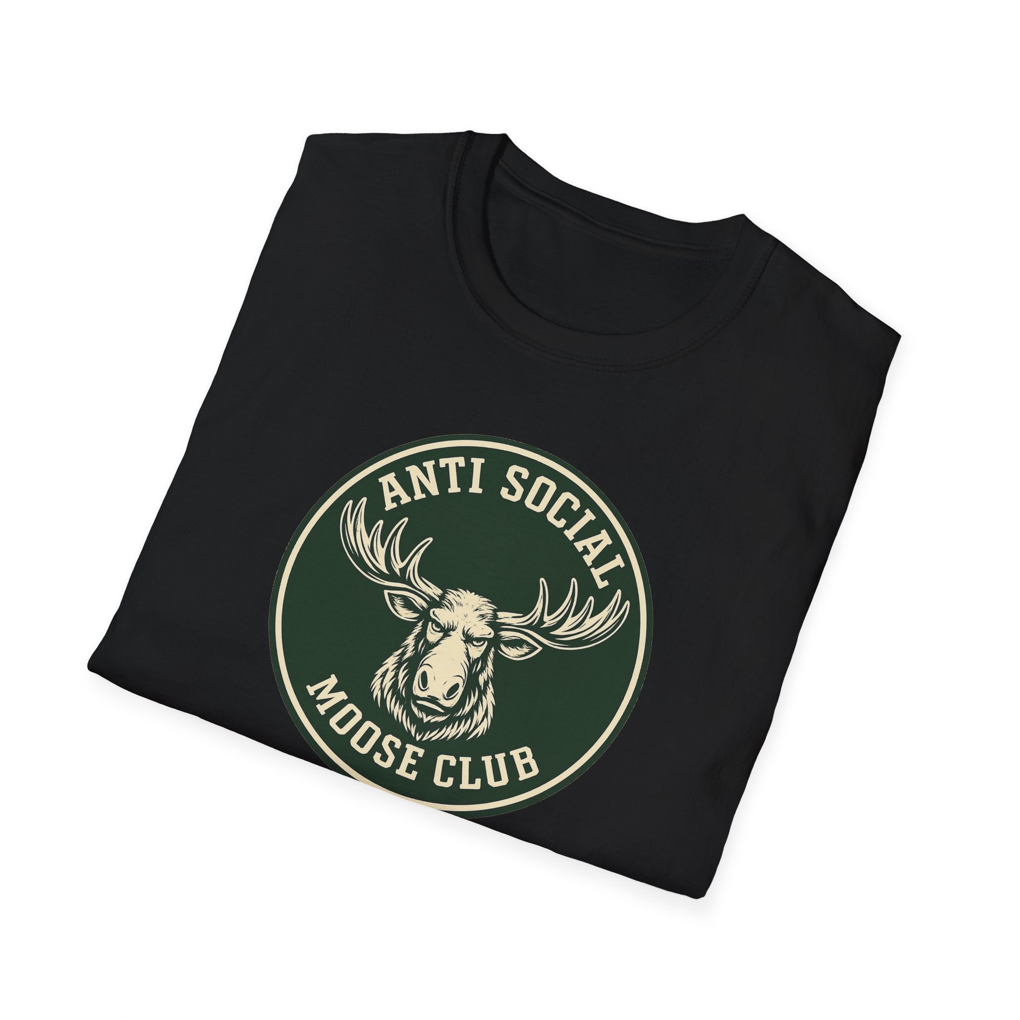 Anti Social Moose Club Logo T-Shirt