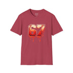 67 Baseball Drip T-Shirt