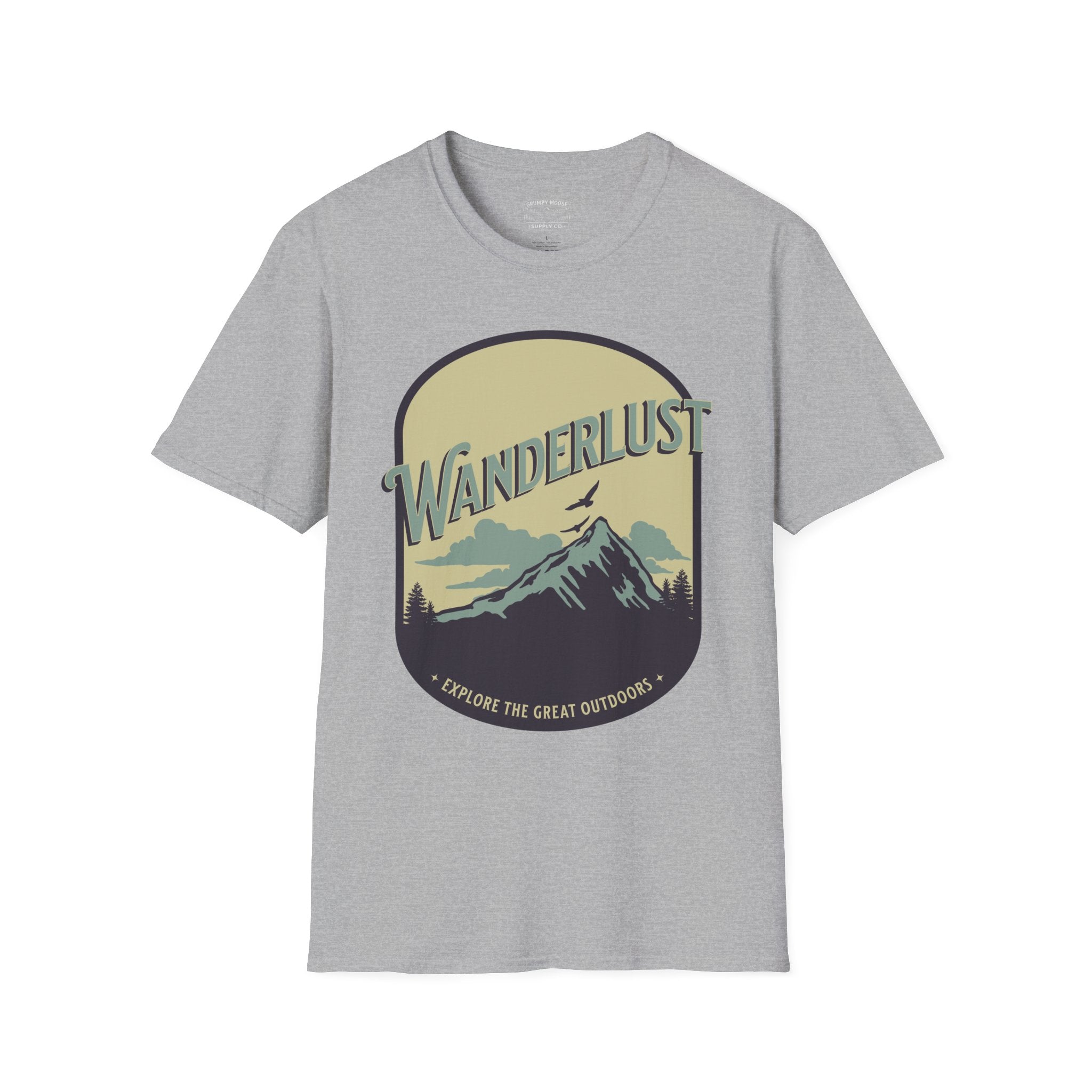 Wanderlust Explore the Great Outdoors - Cotton TShirt