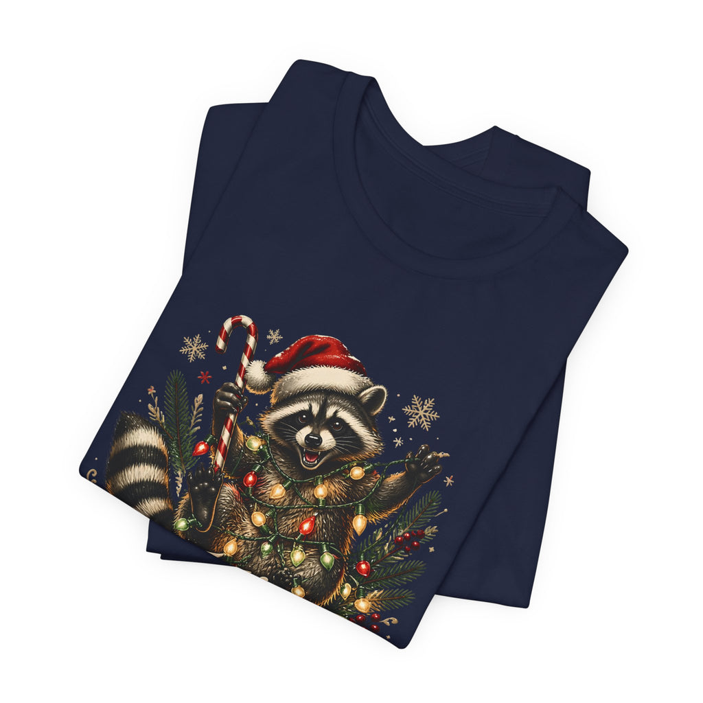 Jimothy Raccoon Festive and Feral Christmas T-Shirt