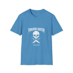 Trauma Queen T-Shirt - Funny ER Nurse Emergency Room RN Gift - Edgy Rock Style Nursing Tee - Skull Crossbones