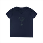 A Tini Bit Irish Shirt Women St Patricks Day V-Neck Tee