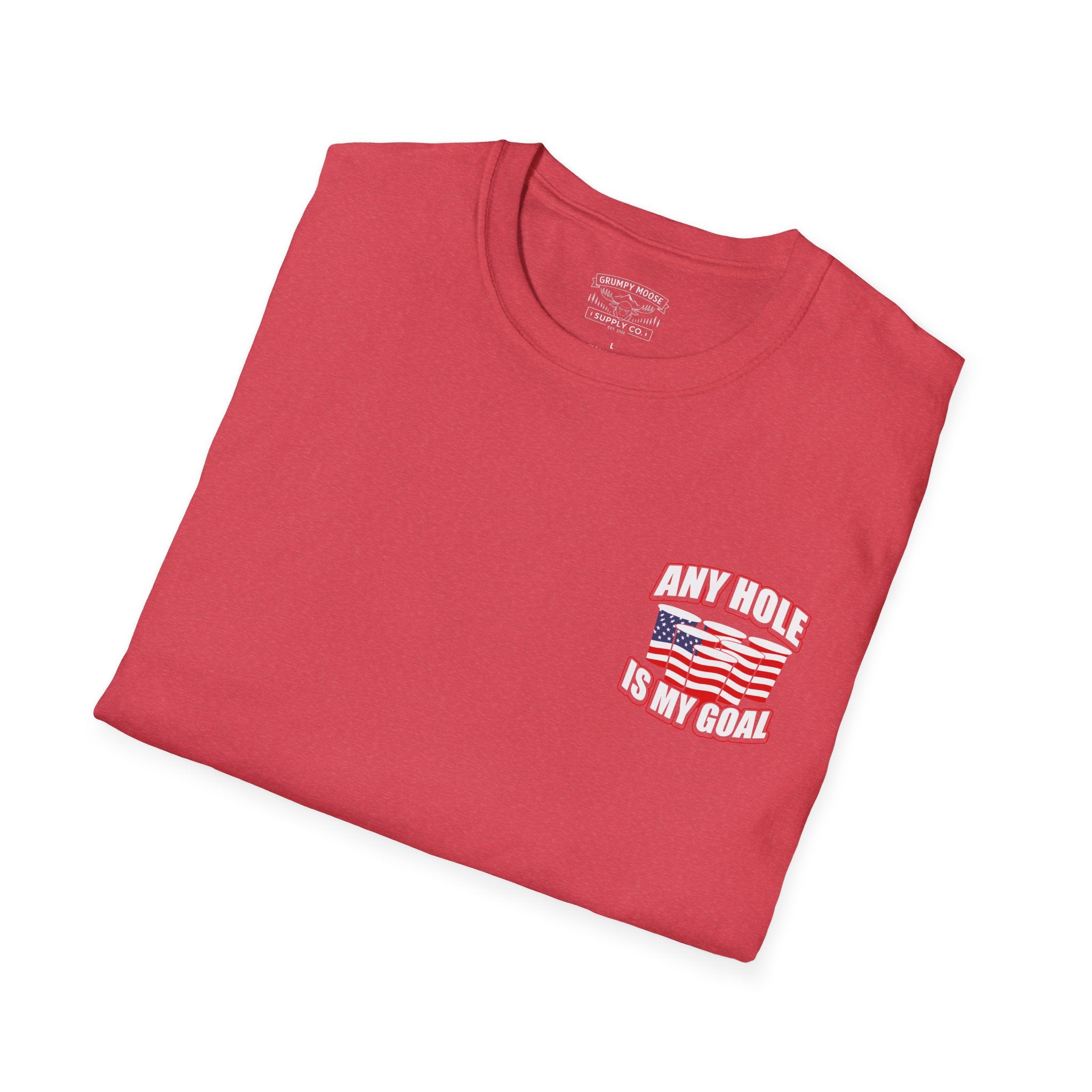 Any Hole Is My Goal Beer Pong - Front & Back Design