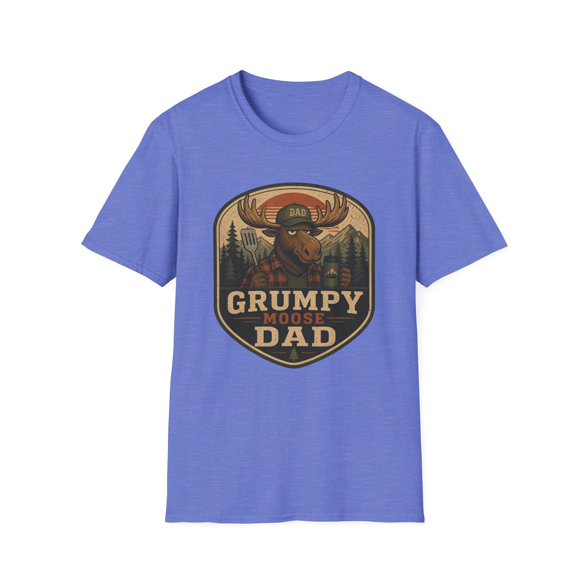 Grumpy Moose Dad T-Shirt