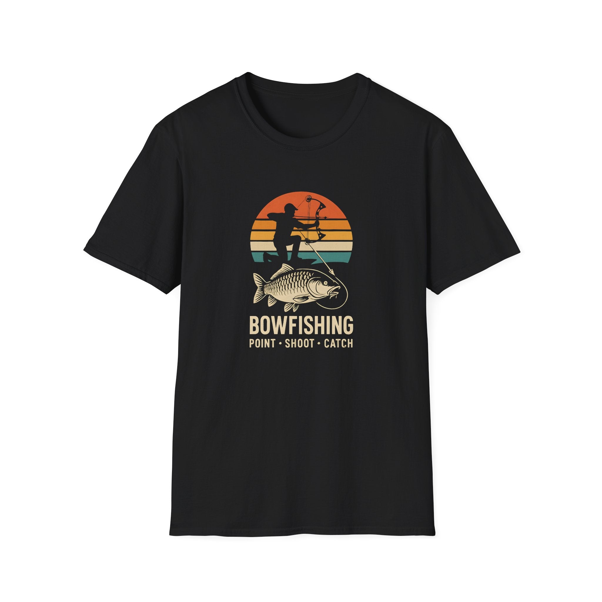 Bowfishing Point Shoot Catch T-Shirt