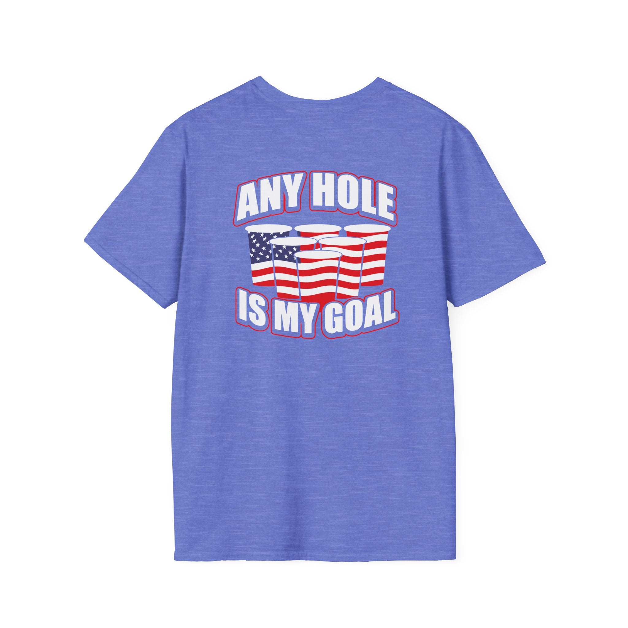 Any Hole Is My Goal Beer Pong - Front & Back Design