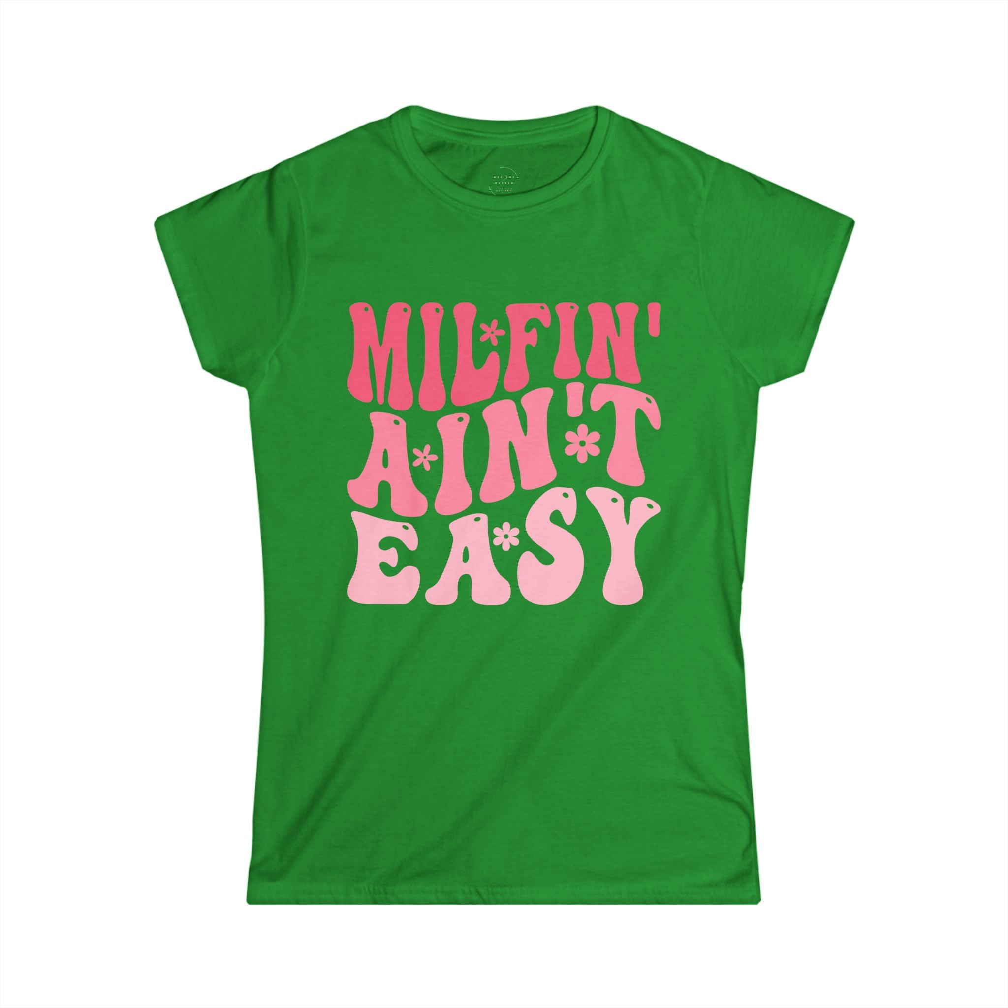 designsXdarren Retro Groovy Motherhood Women’s T-Shirt - 70s Style Mama Graphic Tee - Bella+Canvas 6004