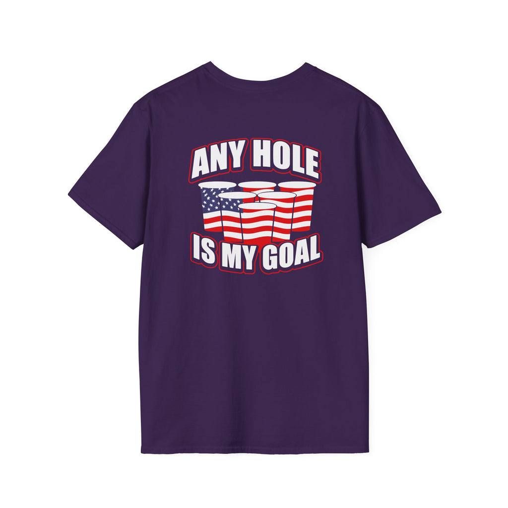 Any Hole Is My Goal Beer Pong - Front & Back Design