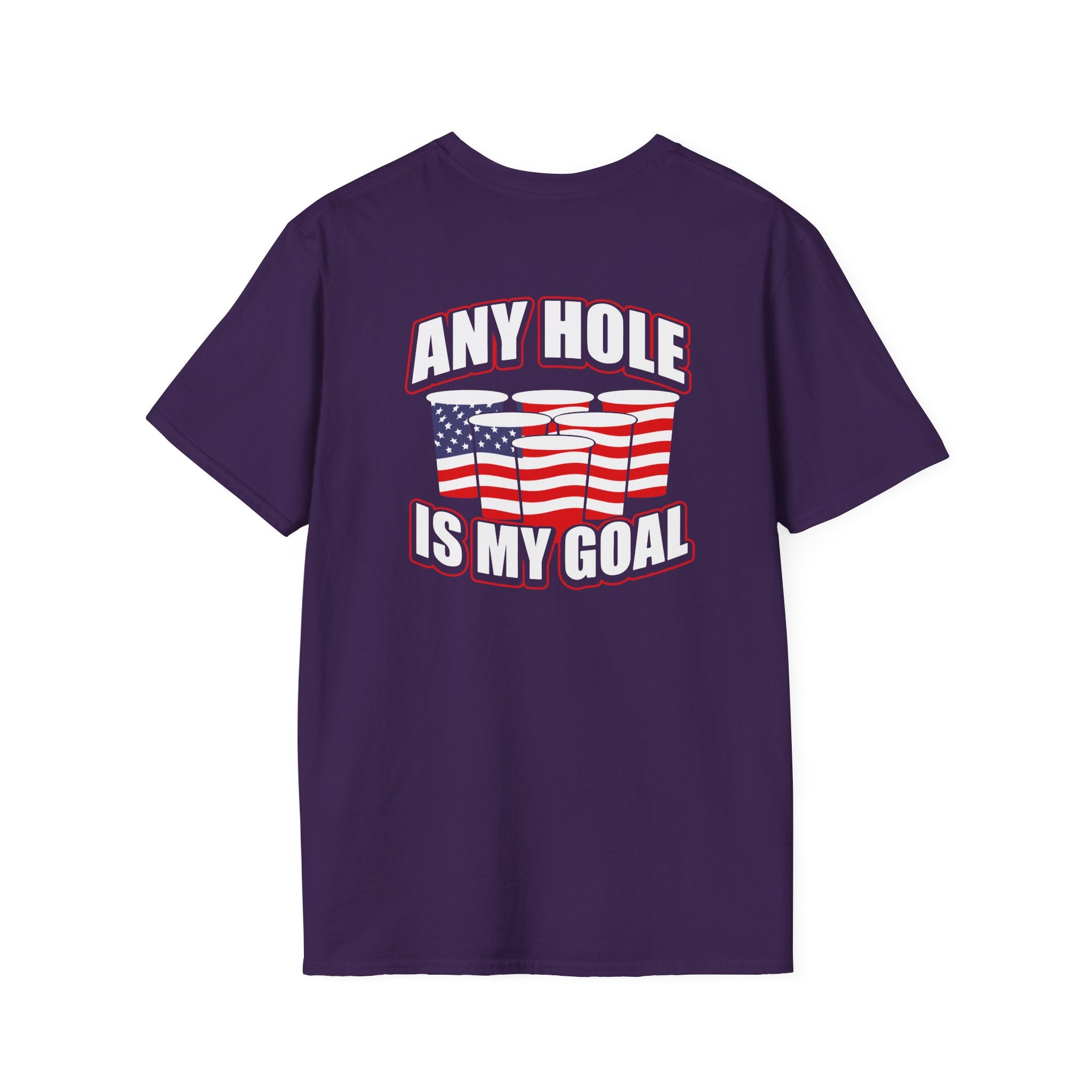 Any Hole Is My Goal Beer Pong - Front & Back Design