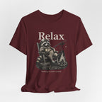 Relax Nothing Is Under Control Raccoon Campfire Fishing Shirt, Funny Vintage Camping T-Shirt, Sarcastic Outdoor Gift, Unisex Tee