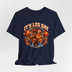 It's Leg Day Squatting Turkey Shirt – Vintage Thanksgiving Gym Badge Tee, Funny Turkey Leg Workout T-Shirt