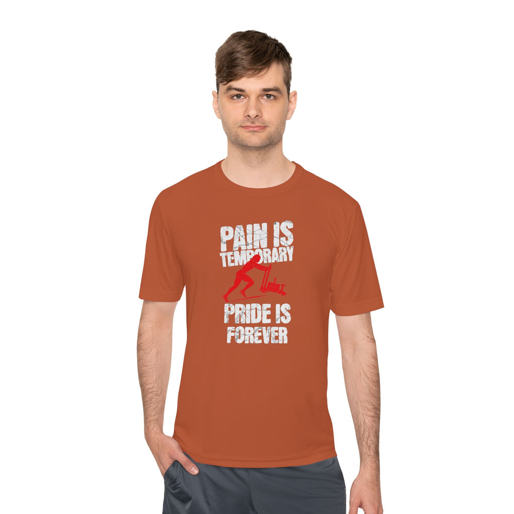 Female Sled Push Pain Is Temporary Pride Is Forever | Performance Tee