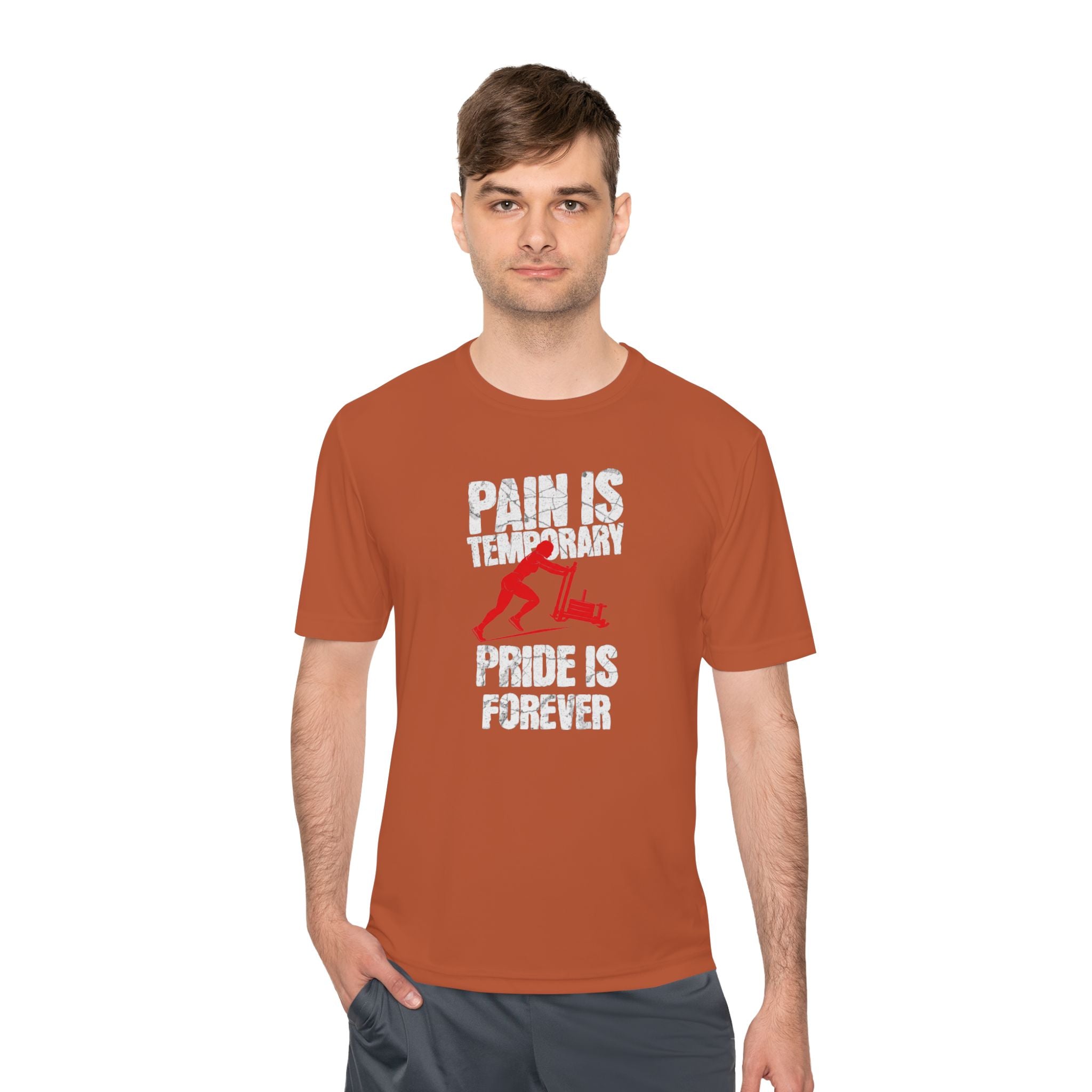 Female Sled Push Pain Is Temporary Pride Is Forever | Performance Tee
