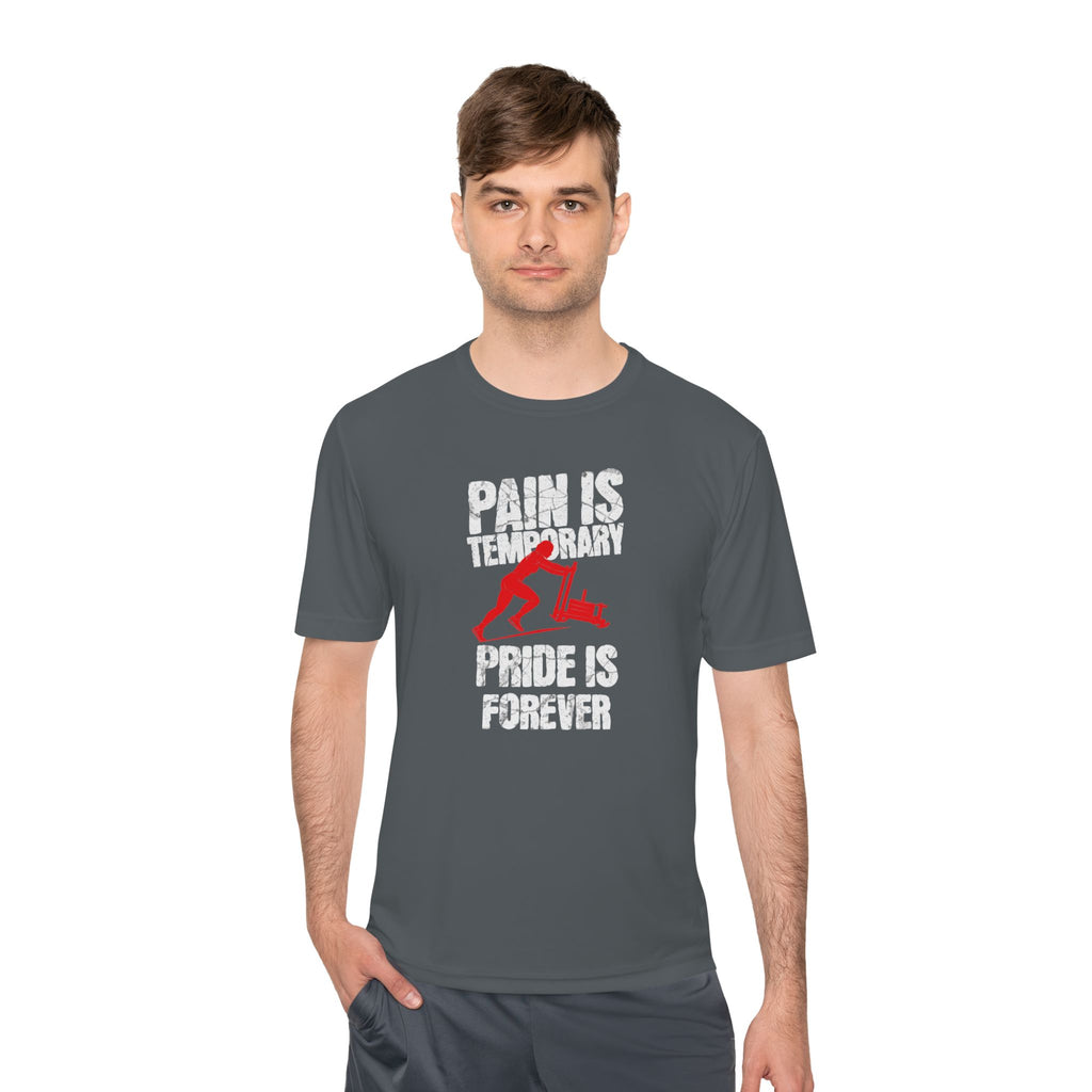 Female Sled Push Pain Is Temporary Pride Is Forever | Performance Tee