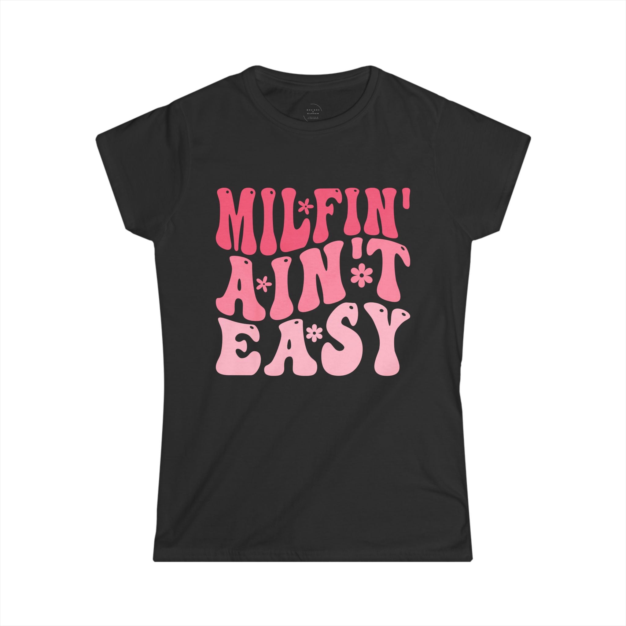 designsXdarren Retro Groovy Motherhood Women’s T-Shirt - 70s Style Mama Graphic Tee - Bella+Canvas 6004