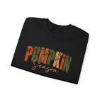 Pumpkin Season Crewneck Sweatshirt - Cozy Fall Fashion, Thanksgiving Gift, Autumn Apparel, Seasonal Style, Perfect for Halloween