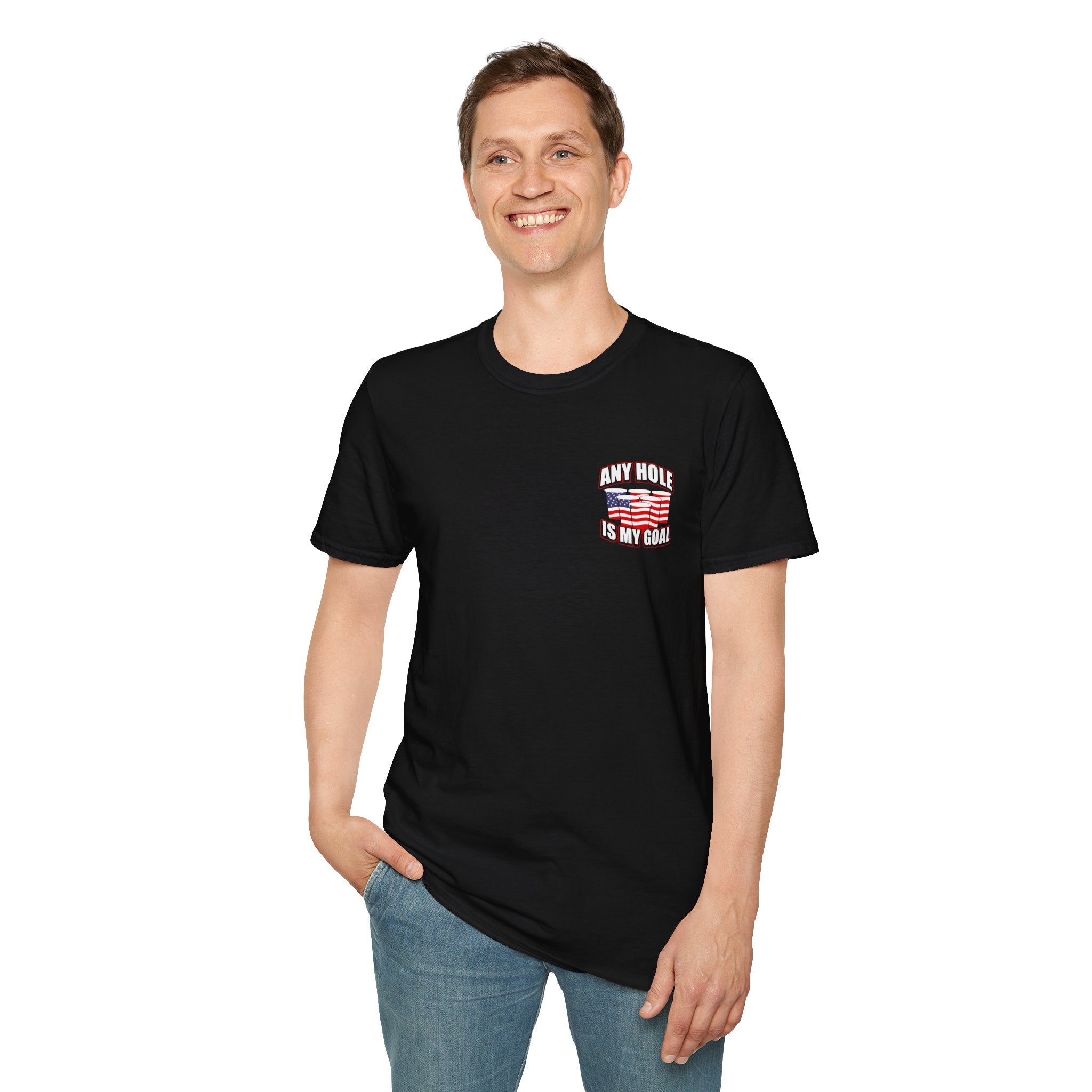 Any Hole Is My Goal Beer Pong - Front & Back Design