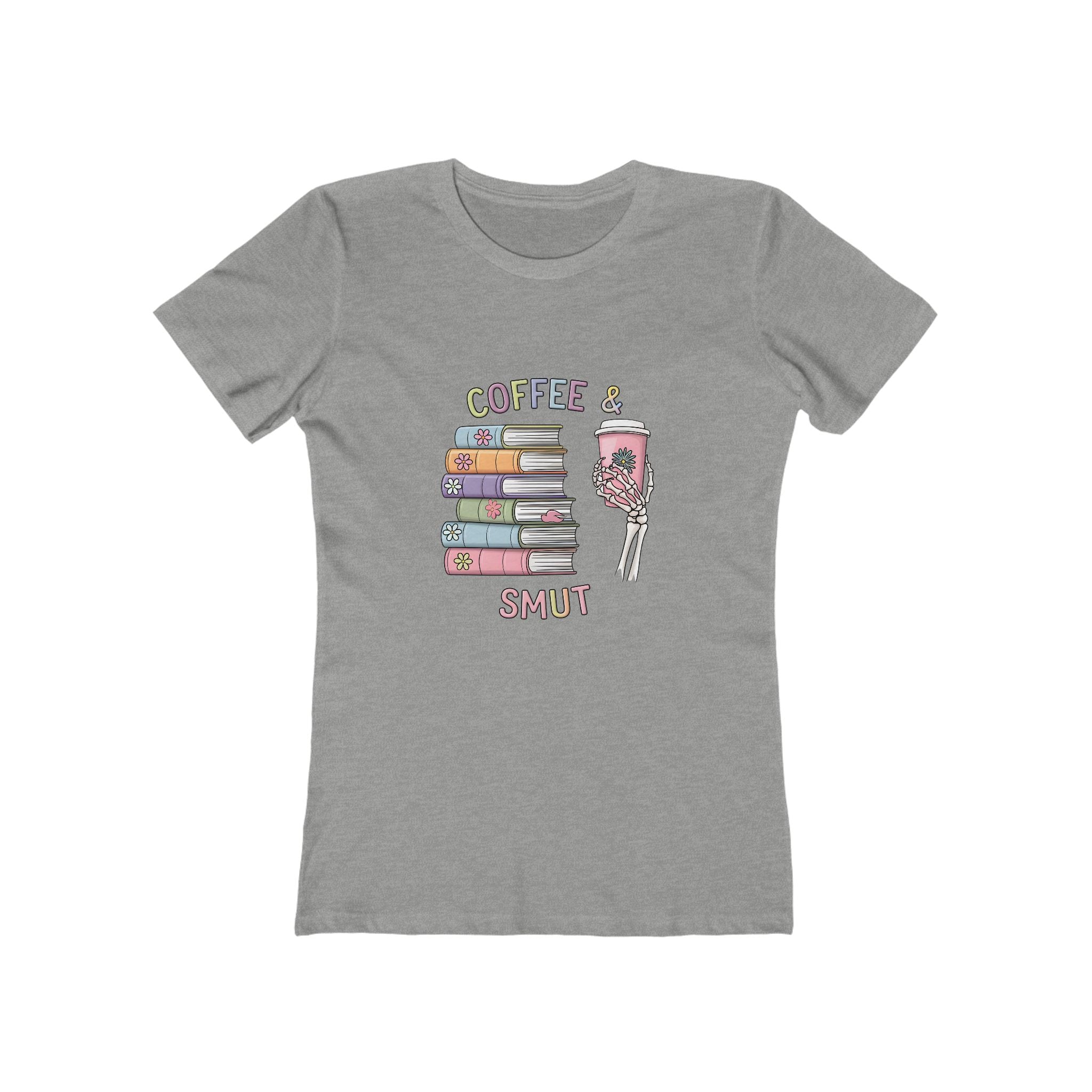 Coffee & Smut – Spicy Reads T-Shirt for Book Lovers