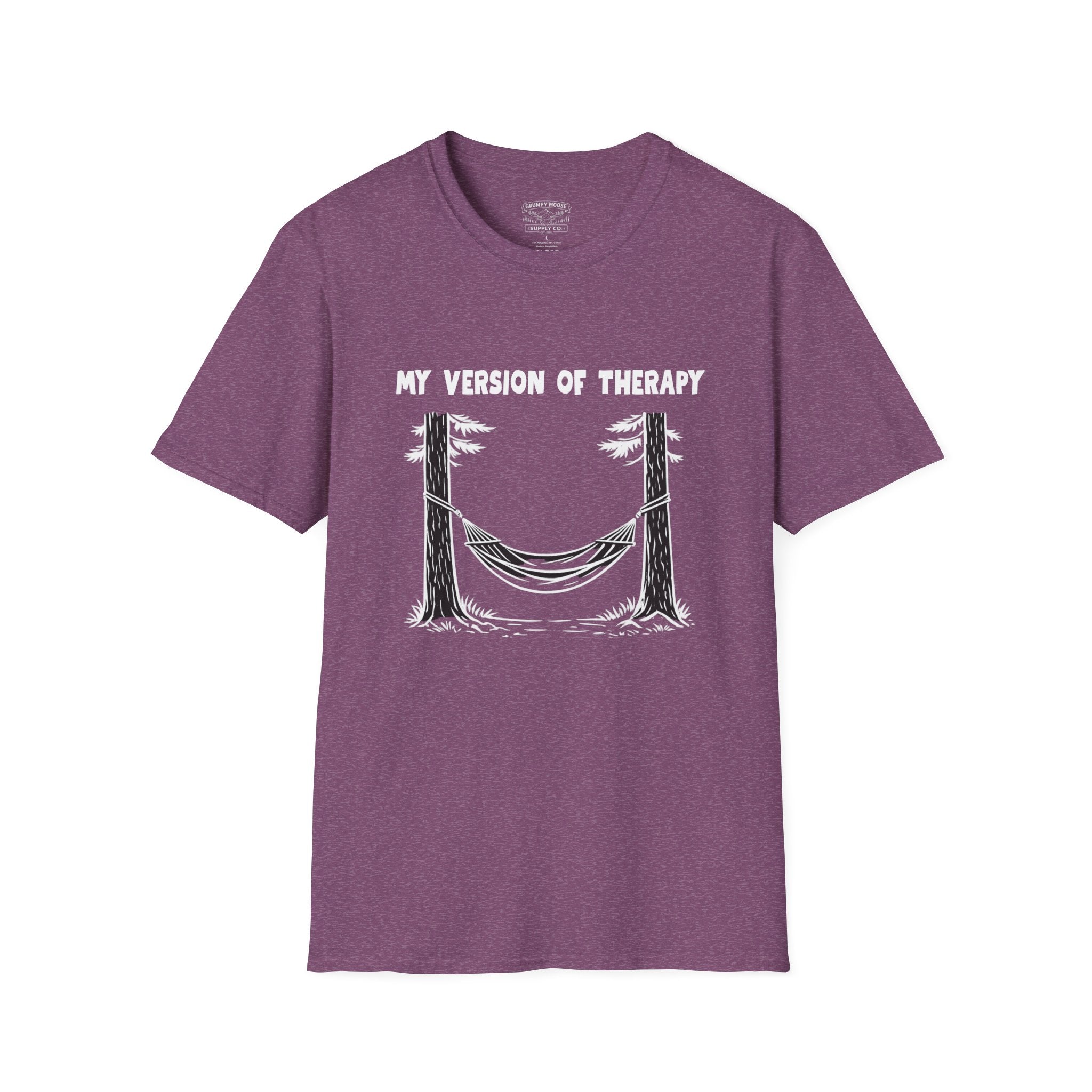 My Version of Therapy Hammock T-Shirt — Outdoor Camping Relaxation Tee