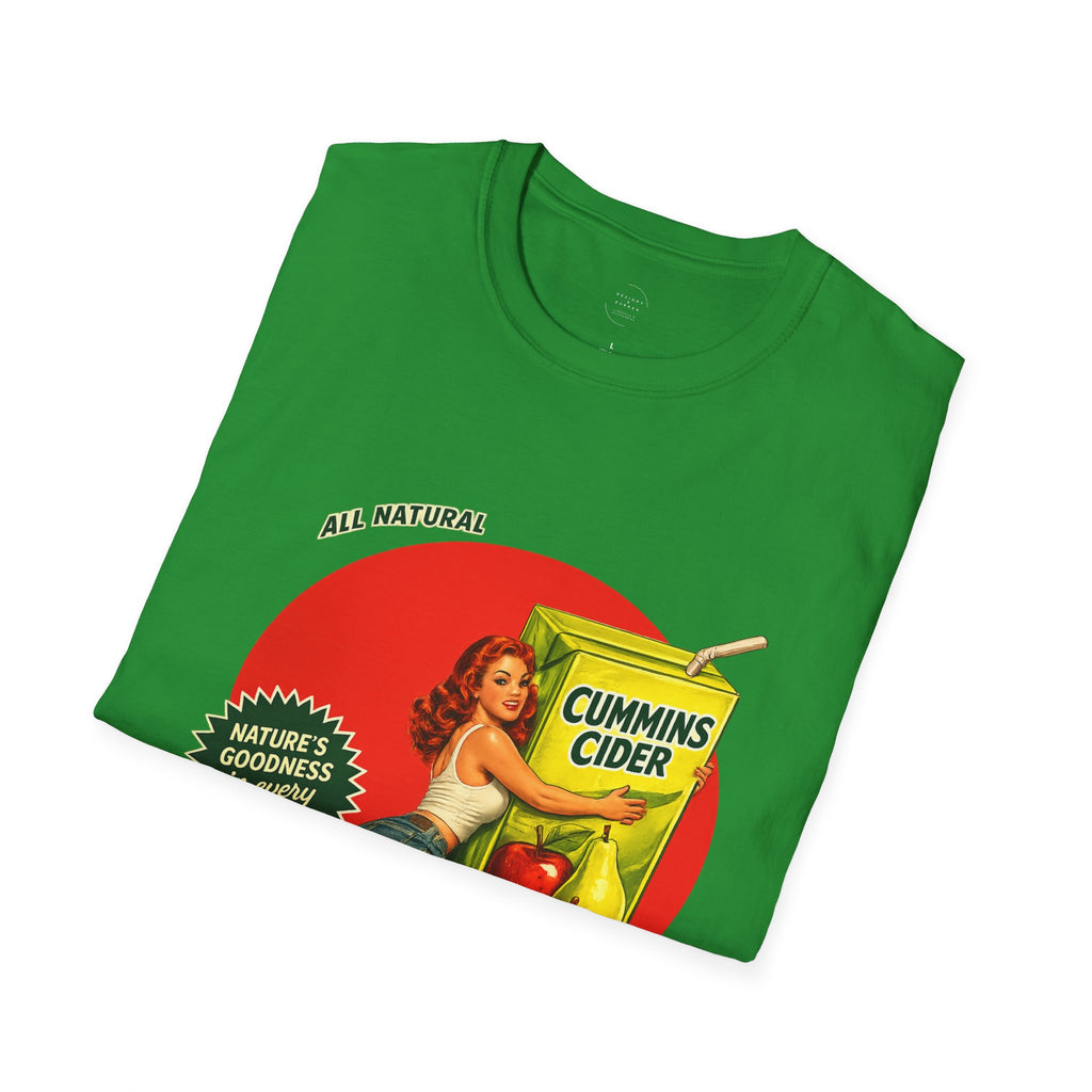 Cummins Cider Funny Adult Humor Novelty Tee for Men