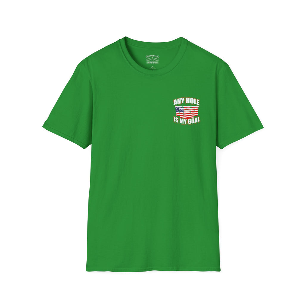 Any Hole Is My Goal Beer Pong - Front & Back Design
