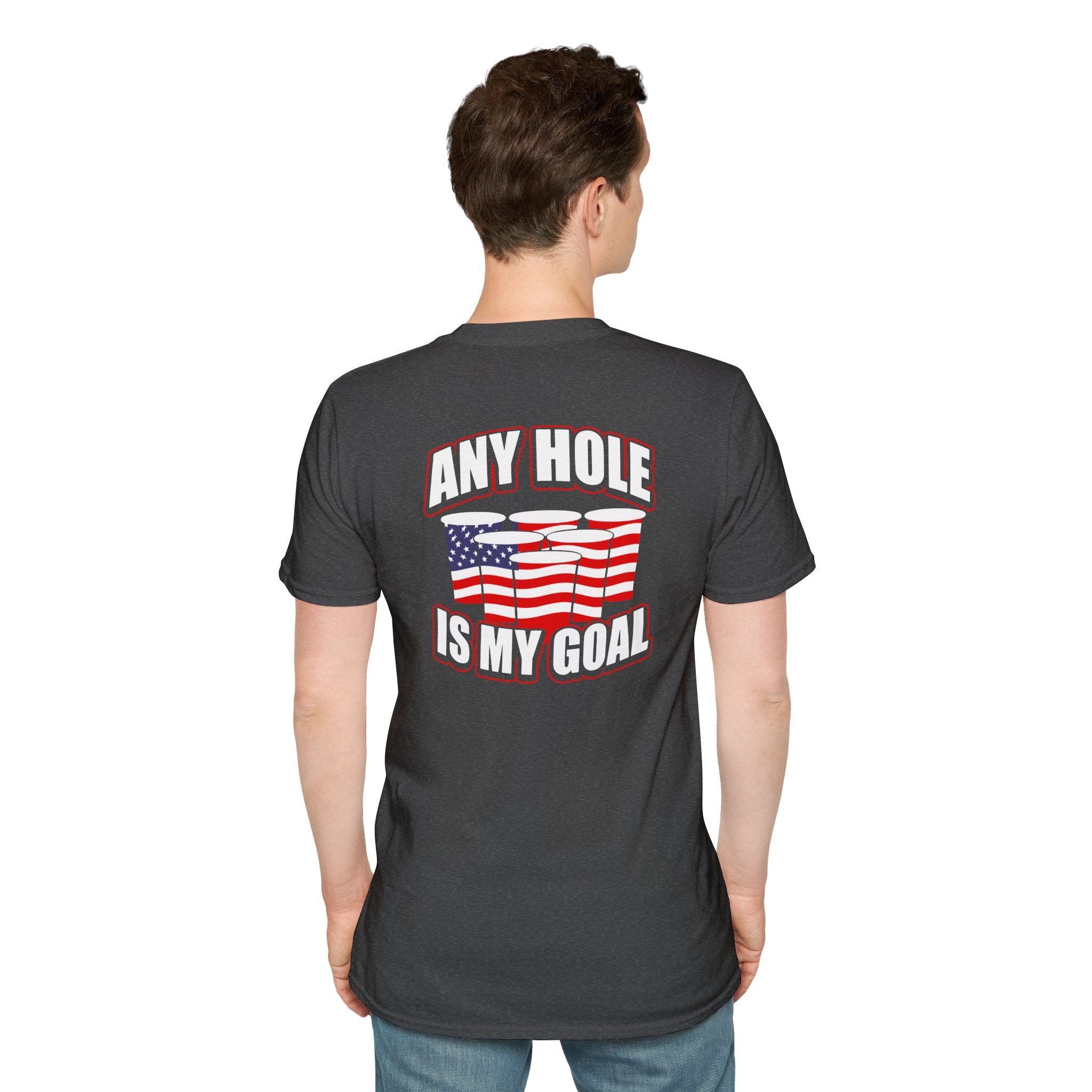Any Hole Is My Goal Beer Pong - Front & Back Design