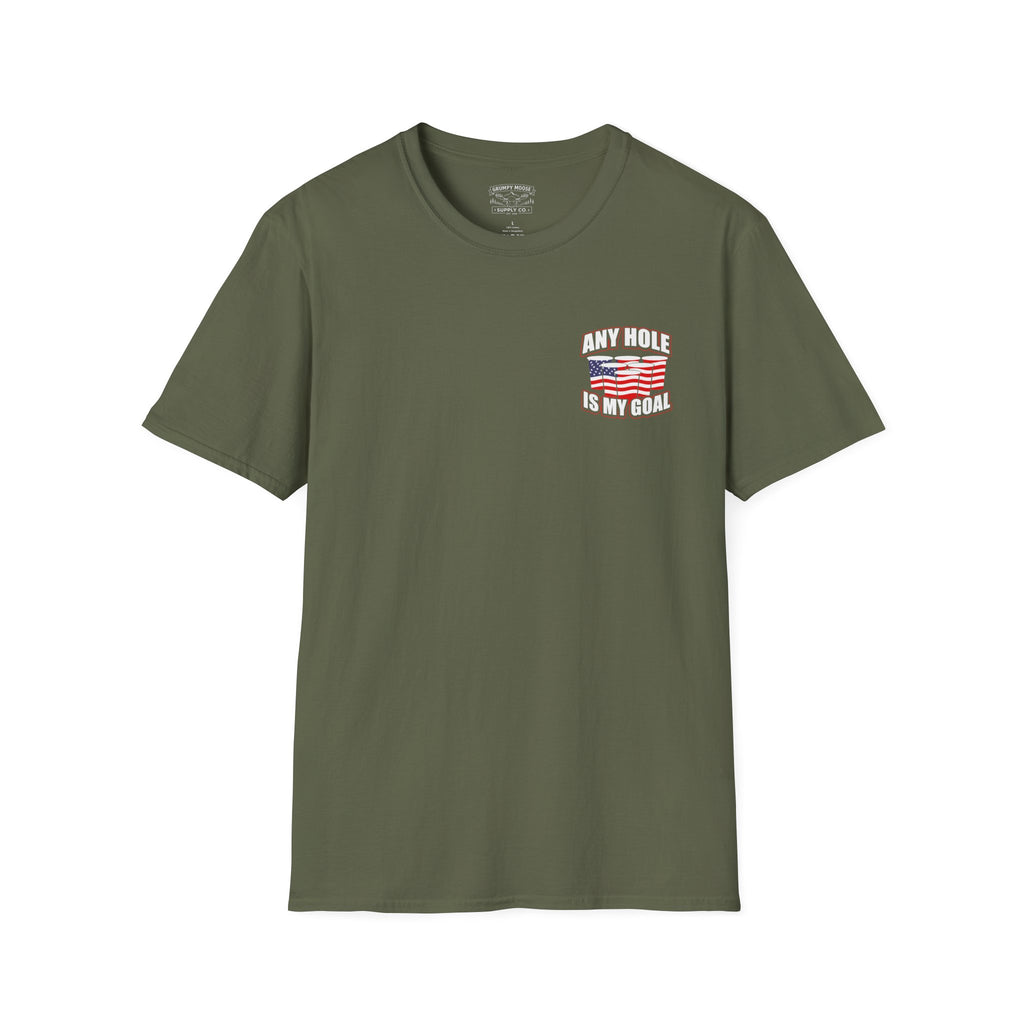 Any Hole Is My Goal Beer Pong - Front & Back Design