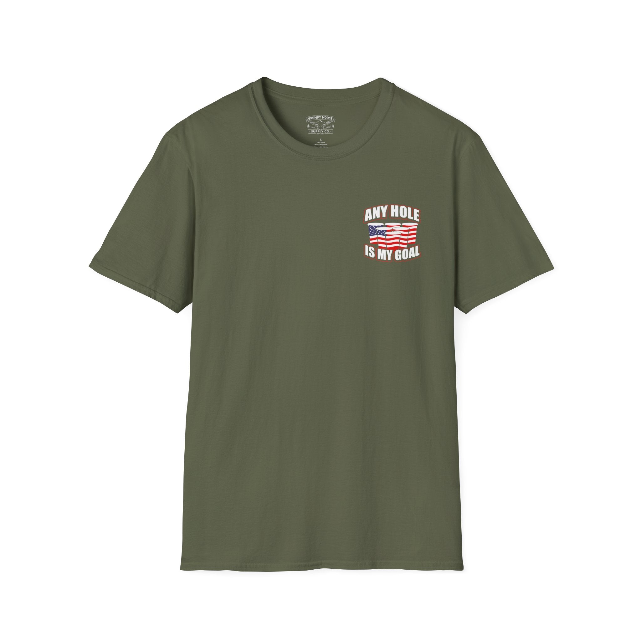 Any Hole Is My Goal Beer Pong - Front & Back Design