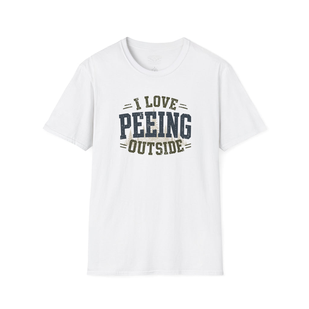 I Love Peeing Outside T-Shirt | Funny Camping & Outdoor Humor Tee