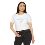 a tiny bit Irish Crop Top | Martini Shamrock St. Patrick's Day