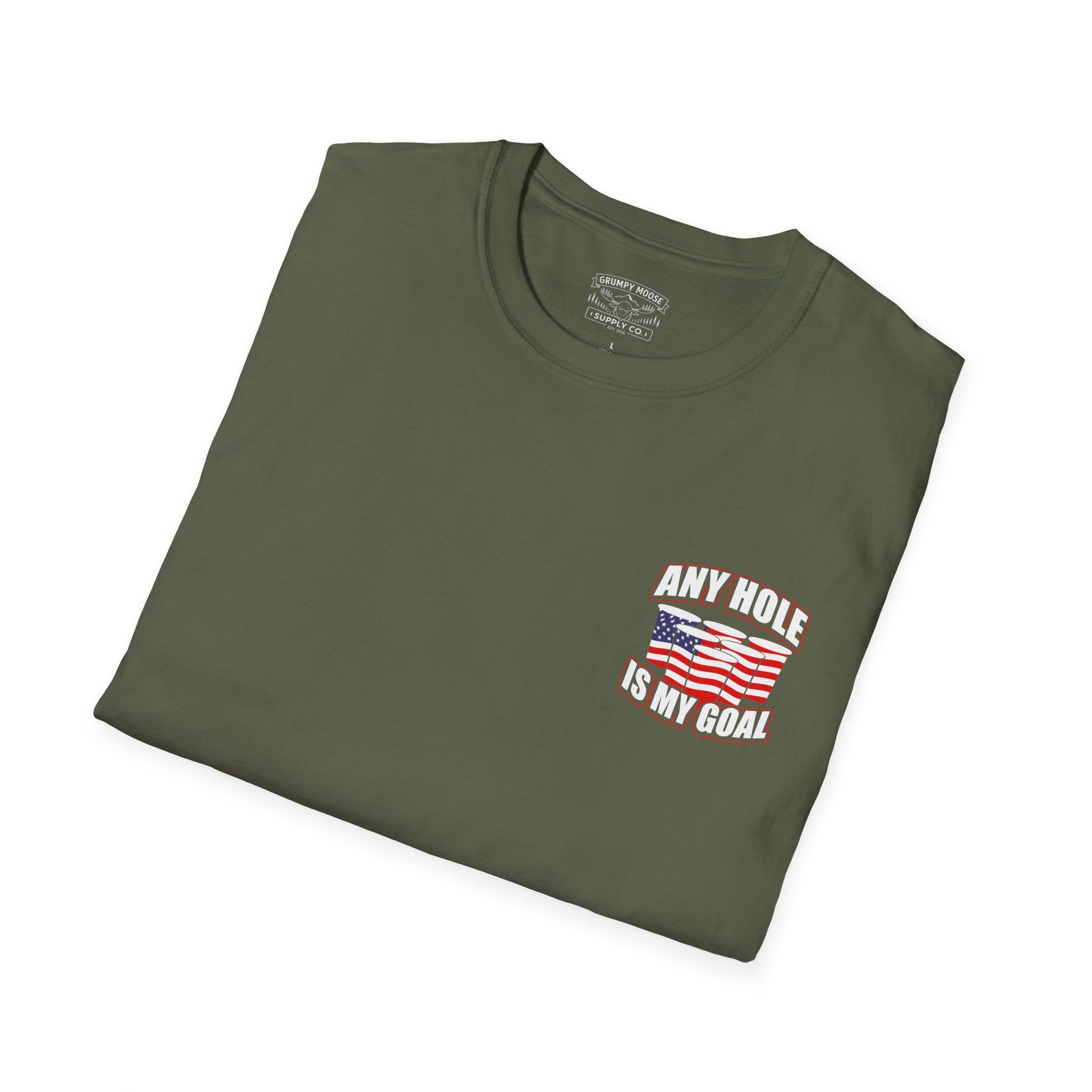 Any Hole Is My Goal Beer Pong - Front & Back Design