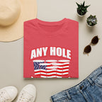 Any Hole Is My Goal Beer Pong American Flag