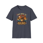 Moose Just Here to Bang Funny 4th of July Shirt