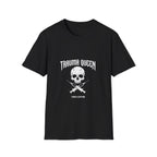 Trauma Queen T-Shirt - Funny ER Nurse Emergency Room RN Gift - Edgy Rock Style Nursing Tee - Skull Crossbones