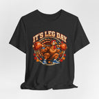 It's Leg Day Squatting Turkey Shirt – Vintage Thanksgiving Gym Badge Tee, Funny Turkey Leg Workout T-Shirt