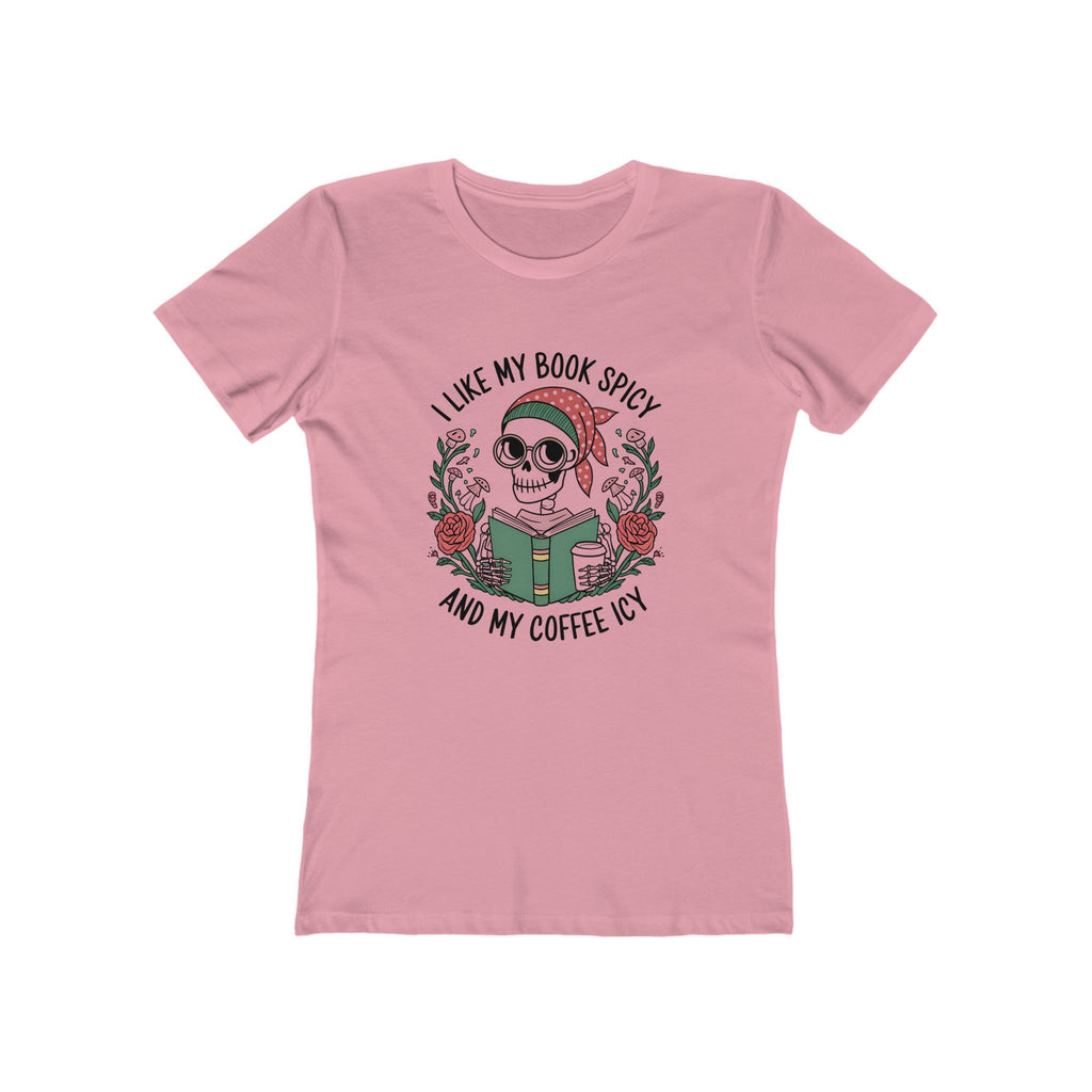 I Like My Book Spicy Tee - Women's Slim T-Shirt