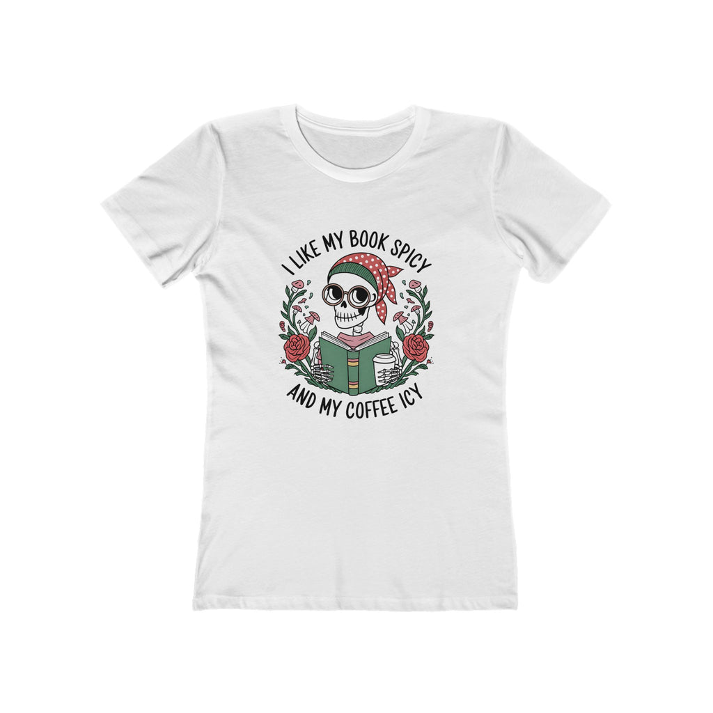 I Like My Book Spicy Tee - Women's Slim T-Shirt