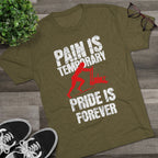Women's Pain Is Temporary Pride Is Forever - Tri-Blend Tee