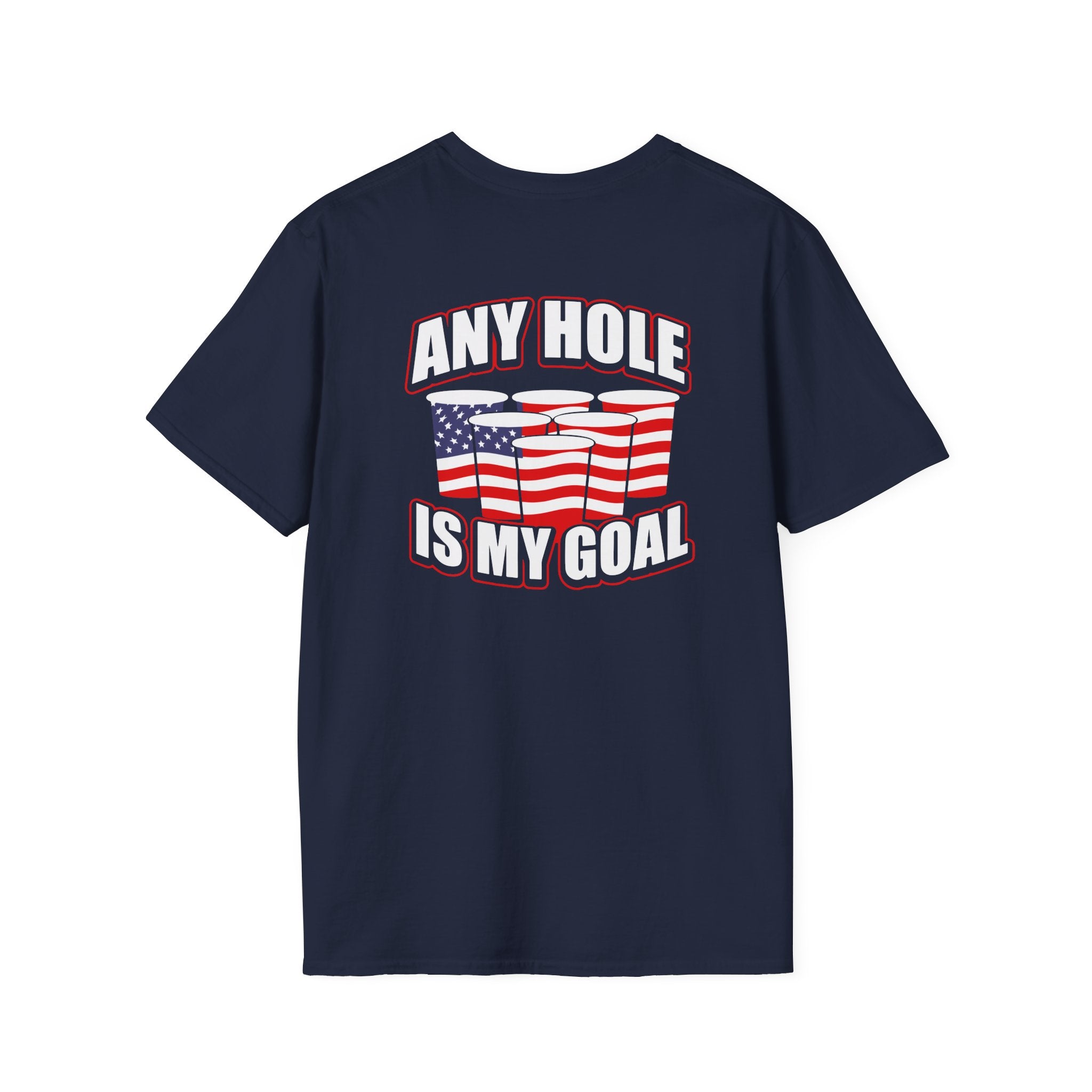 Any Hole Is My Goal Beer Pong - Front & Back Design