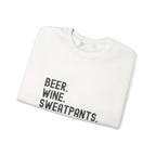 Beer Wine Sweatpants Crewneck Sweatshirt